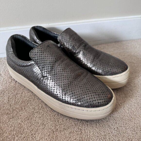 J Slides Metallic Slip-On Sneakers - Picture 9 of 15
